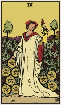 Nine of Pentacles